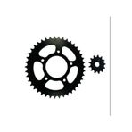FATİHSERCAN CF Moto NK 250 / SR 250 ÖN - Arka Dişli Kaliteli Siyah Arka 40T - Ön 14T