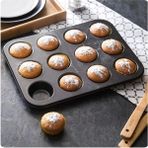 Fatmazel Muffın Kek Kalıbı Cupcake Yanmaz Yapışmaz Kek Çörek Kalıbı