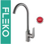 Faumix Fleko Antrasit Gri Alfa Banyo Lavabo ve Mutfak Bataryası - Antrasit - Gri