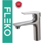 Faumix Fleko Antrasit Gri Alfa Banyo Lavabo ve Mutfak Bataryası - Lavabo Bataryası - Antrasit - Gri