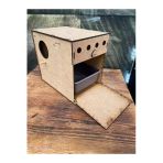 Fauna Pet Supplies Sultan Papağanı Muhabbet Kuşu Üretim için Yuvalık Folluk (G:27 Y:25 E:19 cm)