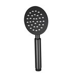 Fause 304 Çelik Metal Oval Siyah KE103-B El Duş Başlığı