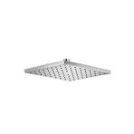 Fause Ankastre Borulu Kare Slim Metal 25x25 cm Altın Duş Başlığı