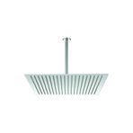 Fause Ankastre Duş Başlığı Borulu Kare Slim Metal 50x50 cm Tavandan