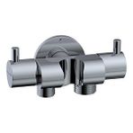 Fause Çift Çıkışlı Çiftli Taharet Musluğu Askılı Kdc108