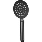 Fause El Duş Başlığı 304 Çelik Metal Oval KE103 (Mat Siyah)