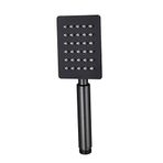 Fause KE104 304 Çelik Metal Kare Mat Siyah El Duş Başlığı