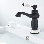 Fause KLB100 Mat Siyah Rustik Lavabo Bataryası