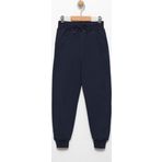 Favo Kids Erkek Çocuk Basic Jogger Eşofman Altı - Lastikli Paça Ve Kordonlu Bel Lacivert 6 Yaş