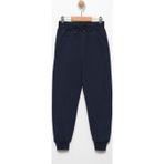 Favo Kids Erkek Çocuk Basic Jogger Eşofman Altı - Lastikli Paça Ve Kordonlu Bel Lacivert 7 Yaş