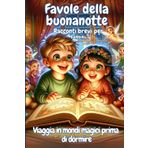 Favole della buonanotte "viaggia in mondi magici prima di dormire": Racconti di 5 minuti per bambini dai 3 ai 6 anni