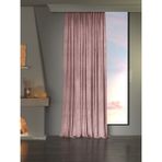 Favolli Kadife Dokulu Açık Pembe Ada Fon Perde Ekstrafor Büzgülü Dream Series - 300 x 250 cm