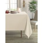 FAVOLLİ Kadife Dokulu Bej Renk Masa Örtüsü - 130 x 170 cm - Gri