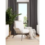 Favolli Kadife Dokulu Gri Ada Fon Perde Ekstrafor Büzgülü Dream Series - 100 x 270 cm