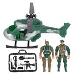 FAVOMOTO 1 Takım Asker Modeli Çocuk Playset Çocuk Asker Asker Helikopter Mini Asker Çocuk Oyuncağı Çocuk Playset