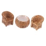 FAVOMOTO 1 Takım Dollhouse Mobilya Seti Dollhouse Minyatür Kanepe Sandalye Seti Bebek Evi Mobilya Seti