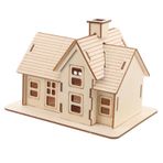 FAVOMOTO 1 Takım Günlük Kabin Modeli 3d Bulmaca Yılbaşı Köy Evleri Komik Bulmacalar Zeka Oyunları Bulmacaları 3d Birleştir Bulmaca Montaj Evi Modeli Model Ev 3 Boyutlu Odun Ahşap Zeka Oyunu