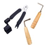 FAVOMOTO 1 Takım Ip Gergisi El Aletleri Gitar Tamir Aracı Köprü Pimi Çektirme Gitar Pin Çektirme Köprü Pim Çekicileri Gitar Bakımı Gitar Tamir Kaynağı Gitar Kaynağı Metal Sarma Iğneyi Çek