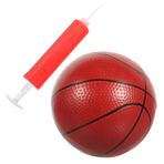 FAVOMOTO 1 Takım mini basketbol çocuk oyuncak şişirme pompası şişme basketbol eğitici oyuncaklar mini şişme plaj topu mini oyuncaklar havuz basketbol oyuncakları basketbol malzemeleri silgi