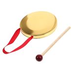 FAVOMOTO 1 Takım Vurmalı Çalgı Hafta Zili Gong Müzikal Vurmalı Çalgı Zen Masası Enstrümanlar El Davulu Çin Vurmalı Çalgı Tokmak Pervane Mini Oyuncaklar Küçük Çekiç Metal Asya El Tipi Çocuk