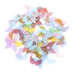 FAVOMOTO 100 Adet Taç Saç Tokası Saç Tokası Çorap Melek Kanadı Dekoratif Kanat Yılbaşı Ağacı Çok Fonksiyonlu Melek Kanadı Dekoratif Melek Kanadı Giysi Için Headdress Polyester