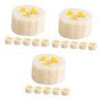 FAVOMOTO 18 Parça Simüle Edilmiş Muz Segmenti Muz Cipsi Meyve Mutfak Masası Centerpieces Simülasyon Muz Dilimleri Plastik Muz Dilimleri Sahte Muz Pvc 3 Boyutlu Buzdolabı Mıknatısı Beyaz