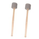 FAVOMOTO 2 Adet Baget Tekme Pedalı Çırpıcı Zil Tokmakları Perküsyon Çubukları Glockenspiel Tokmakları Klavye Marimba Tokmakları Timpani Tokmakları Tokmak Sopaları Ahşap Bas Vurmalı Çalgı