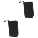FAVOMOTO 2 Adet gitar kiti oxford bez alet çantası tuval kozmetik çantası Piyano ayar ve akort aleti gitar aksesuarları makyaj çantaları araç kiti açık saklama çantası küçük organizatör