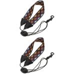 FAVOMOTO 2 Adet Saksafon Askısı Müzik Aleti Boyun Askısı Saksafon Alıştırma Demeti Obua Boyun Askısı Alto Saksafon Boyun Askısı Müzik Aleti Kayışı Çocuk Ayarlanabilir Klarnet Polyester