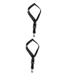 FAVOMOTO 2 Adet Saksafon Askısı Yastıklı Saksafon Boyun Klarnet Boyundan Bağlı Askı Saks Boyunlu Omuz Askısı Müzik Aleti Kayışı Ukulele Kayışı Silika Jeli Ayarlanabilir Büzme Ipi Çocuk