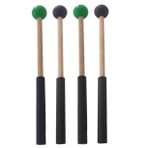 FAVOMOTO 2 Çift Baget Vurmalı Tokmaklar Ahşap Ritim Çubukları Ksilofon Tokmakları Çan Tokmakları Davul Pedal Çırpıcı Ksilofon Çubukları Çıplak Ve Gelişen ışık Çocuk Odun Tuş Takımı