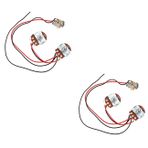 FAVOMOTO 2 Takım Bas Hattı Bas Preamp Elektrik Bas Gitar Bas Aksesuarları Basit Gitar Devre Elektrik Gitar Için Bass Gitar Aktif Ekolayzır Metal Bas Preamp Devre Hattı Kaynağı