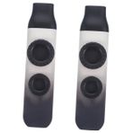 FAVOMOTO 2 Takım Çift Delik Kazoo Yetişkinler Için Müzik Aletleri Metal Kazoo Yetişkinler Için Armonikalar Gitar Çocuk Değiştirici Bakır Boru Yüksek Teknoloji Ürünü Plastik Malzeme