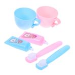 FAVOMOTO 2 Takım Seti Bebek Aksesuarları Minyatür Oyuncaklar Parfüm Rafı Dekorasyonu Ev Peluş Oyuncaklar Doldurulmuş Peluş Oyuncaklar Yiyecek Ve Oyuncak Kalemlik Çocuk Fırçaları Plastik