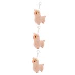 FAVOMOTO 3 Alpaka Kolye Alpaka Oyuncak Kawaii Anahtarlık Çanta Kolye Anahtarlık Alpaka Süsler Peluş Alpaka Hayvan Anahtarlıklar Sevimli Hayvan Süsleri Koyun Anahtarlık Kısa Peluş