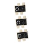 FAVOMOTO 3 Parça ukulele akort flüt bas için tuner keman parçaları çello akortçusu gitar perde tonları keman viyola akort aleti gitar perdesi borusu banjo için tuner banjo alıcısı plastik