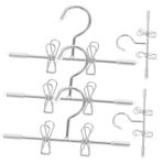 FAVOMOTO 5 Adet Süslemeleri Altın Askı Küpe Ekran Standları Küçük Askı Yay Askı Oyuncak Odası Bebek Askıları Narin Minyatür Yay Ürünleri Bebek Bebek Evi Bebek Tutucu Metal