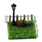 FAVOMOTO 7 Adet Sokak lambası park sandalye kılıfı sandalye süsleme çocuk tezgahı çocuk oyuncak ışık minyatürler cam kaplar küçük sokak lambaları küçük sokak lambası tren oyuncak odası çit
