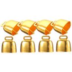FAVOMOTO 8 Metal Çıngırak Noel Diy Çan Takılar Inek Asılı Çanlar Noel Ağacı Asılı Süsler Çiftlik Hayvanı Yüksek Sesli Çanlar Çiftlik Hayvanı Boynuz Çanı Sığır Çanı Koyun Çanı Nostaljik
