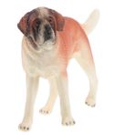 FAVOMOTO aziz bernard köpek modeli Çocuk oyuncakları dekorasyon çocuklar için köpek figürü köpek yavrusu modeli süs modeller dekoru masaüstü köpekler süs köpek heykeli Evcil köpek
