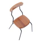 FAVOMOTO Bebek Evi Arka Sandalye 1 12 Ölçekli Sandalye Minyatür Sandalye Modeli Mini Yemek Sandalyesi Bebek Evi Aksesuarları Dekorasyon Ahşap Sandalye Modeli Ahşap Mobilya Sütlü Çay Masası