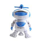 FAVOMOTO Çocuk Oyuncakları Twerk Yapan Oyuncaklar Çocuklar Için Robot Oyuncak Elektrikli Dans Eden Robot Yanıp Sönen Robot Oyuncak Çocuklar Için Dönen Robotlar Uzay Döndürmek Hediye Beyaz