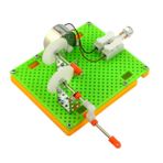 FAVOMOTO çocuklar mini elektrikli oyuncak Çocuk oyuncakları robot oyuncaklar jeneratör DIY bilimsel oyuncak bilim deney oyuncağı minyatür motor el yapımı malzemeler süit öğrenciler dinamo