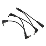 FAVOMOTO Efekt Güç Kablosu Gitar Pedalı Güç Adaptörü Pozitif Uçlu Güç Dönüştürücü Dc Güç Kablosu Efekt Pedalları Gitar Kablosu Pedallar Için Elektro Gitar Bas Yama Pvc Müzik Aleti