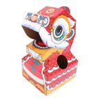FAVOMOTO Kutu Oyuncaklar Giymek Çocuklar İçin Karton Dansı Oyuncak Diy Dansı Oyuncak Küçük Çocuk Giyilebilir Kostüm Giyilebilir Dans Kostümü Oyuncak Kağıt Kırmızı