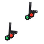 FAVOMOTO Motosiklet Anahtar Elektrikli Motosiklet Parça Araba Kornası 2 Scooter Kornası Motosiklet Dönüş Sinyal ışığı Araba Farı Sinyal Lambası Tamir Etmek Motosiklet Parça