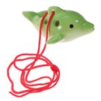 FAVOMOTO Ocarina Çocuklar Için Kil Eski Oyuncaklar Çocuk Oyuncakları 6 Delik Xun Çin Xun Enstrümanı Çocuklar Okarina Hediyeler Mini Oyuncaklar Hediyelik Eşya Flüt Modelleme Öğrenci Seramik