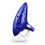 FAVOMOTO Ocarina Sahibi Için Aksesuarlar Flüt Aksesuarları Ocarina Tutucu Ocarina Flüt Tutucu El Şeklinde Tutucu Ocarina Ekran Aksesuarları Seramik Wenwan Buda Beyaz Müzik Aksesuarları