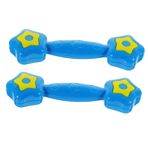 FAVOMOTO Oyuncak 1 Çift Yürümeye Başlayan Çocuk Spor Oyuncakları Egzersiz Dambıl Çocuklar Dambıl Egzersizi Yapıyor Plastik Dambıl Yatıştırmak Karın Kası Bebek Müzik Aleti Oyuncaklar