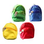 FAVOMOTO Oyuncak 4 Mini Sırt Çantası Oyuncaklar Modeller Küçük Süsleri Mini Aksesuarları Sırt Çantası Diy Süs Mini Sırt Çantası Çanta Bez Küçük Bebek Minyatür Çocuk